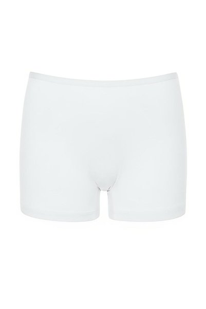 Özten İç Giyim Luxury Lycra Micro Modal Women's White Boxer Ozten-251