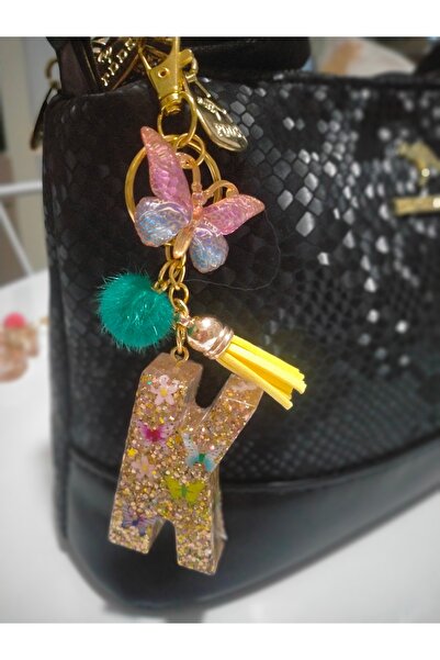 Minihobiev Letter K Keychain, Bag Accessory, Decorative Accessory, Jewelry