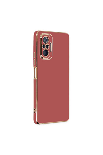 eco port Redmi Note 10 Pro Compatible Case Volet Silicone - Red