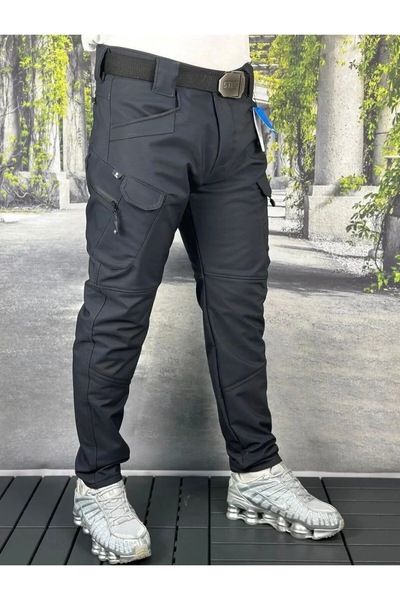 MODAF Unisex Softshell Suya Dayanıklı Rüzgar Geçirmez Taktik Pantolon