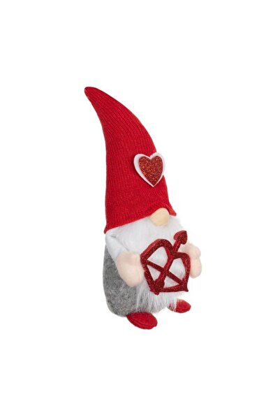 SBR Valentine's Day Gnome Figurine with Heart 30cm