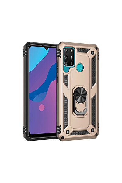 eco port Huawei Y6P Case Sofia Silicone Cover with Ring - Gold