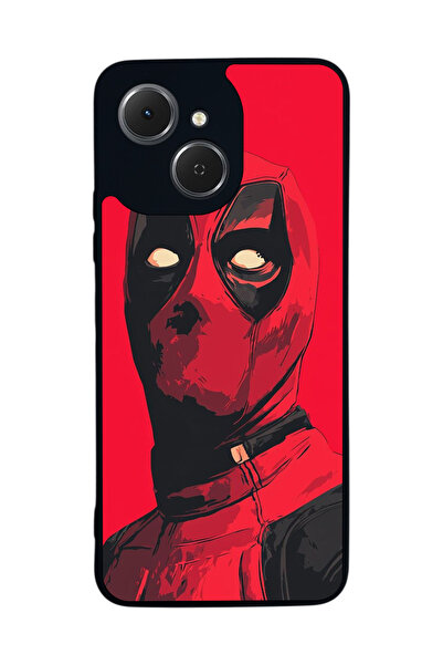 TECNO Spark 40C Uyumlu Deadpool Tasarımlı Glossy Mat Siyah Silikon Telefon Kı...
