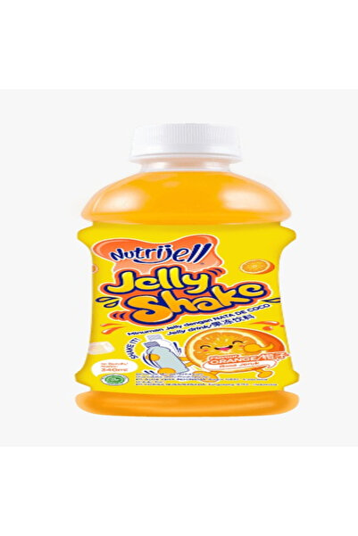 NUTRIJELL Orange Jelly Shake 12 Pcs 340ml | Ready to Drink Fruit Jelly Beverage
