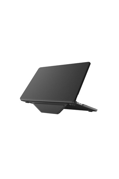 eco port MacBook Air 15 2024 MacBook Leather Cover - Black