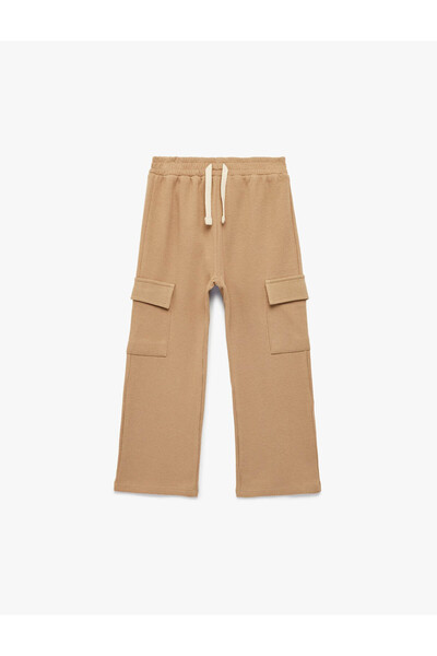 Koton Pantaloni de trening din bumbac cu buzunare cargo