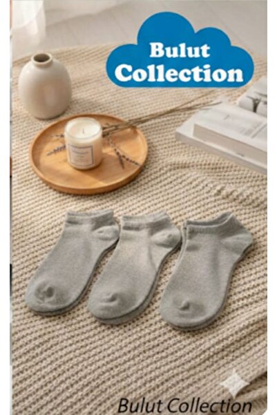 BULUTCOLECTİON Socks Gray Soft Unisex 6-Pack Socks