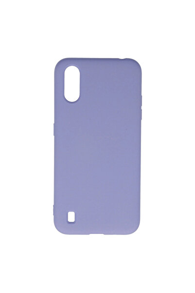 eco port حافظة سامسونج جالاكسي A01 نانو مع داخلية مخملية من السيليكون - لون أ...