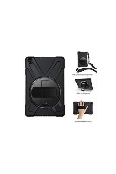 eco port غطاء تابلت رائع متوافق مع سامسونج جالاكسي T510 تاب A 10.1 - أسود