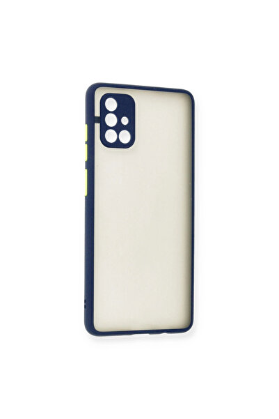 eco port Samsung Galaxy A71 Case Montreal Silicone Cover - Navy Blue