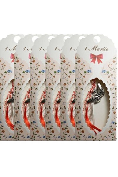 OEM Set of 6 Metal Butterfly Martisoare, Model 2020