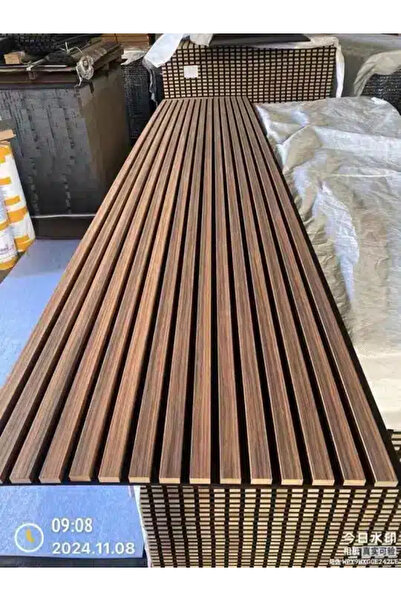 OEM Decorative acoustic panel with OAK-832S design, MDF, 2900x600x210 mm,