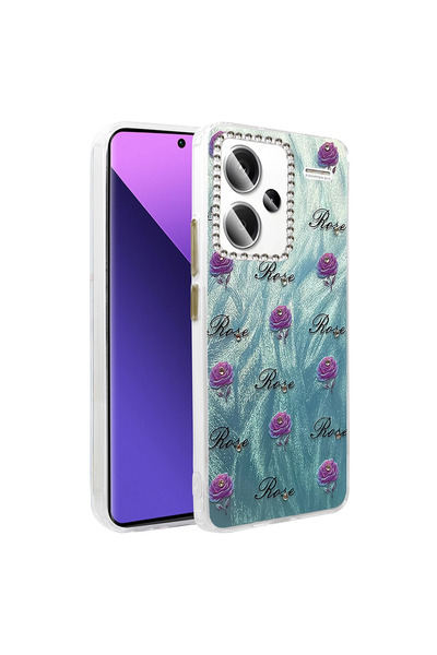eco port Redmi Note 13 Pro Plus Case Blade Mirrored Pattern Cover - Pattern 9