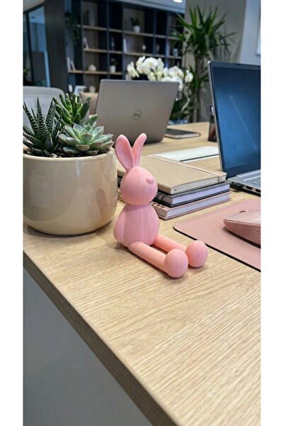 pernator حامل هاتف بتصميم أرنب، حامل هاتف مكتبي، حامل هاتف مخصص للنساء، حامل ...