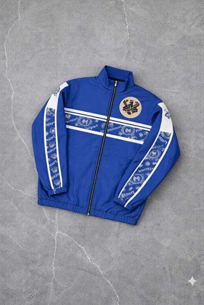 ModaTEKS Unisex Paraşüt haki Kumaş Bakskılı Oversize Baskılı Rüzgarlık Yağmurluk