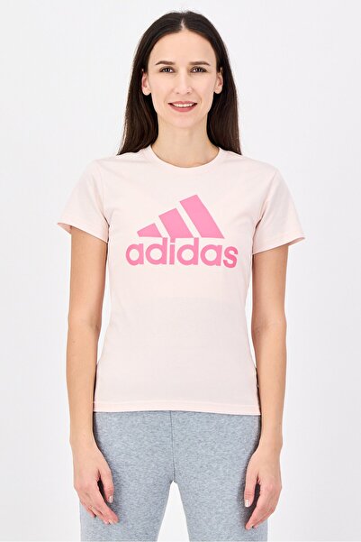 adidas Women Sportswear Fit Short Sleeve Outdoor T-Shirt, Pink