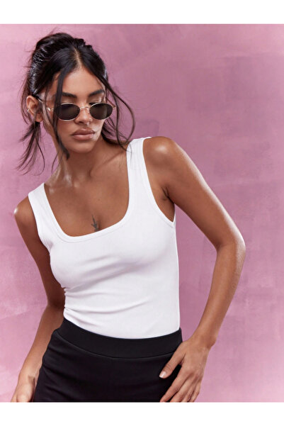 SLAW REZZ Lıllesol Women's Ribbed Look Thick Strap Basic Athlete