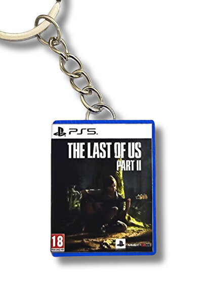 Cosmic Star سلسلة مفاتيح بتصميم غلاف لعبة The Last of Us Part 2 المصغرة لجهاز...