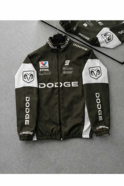 ModaTEKS معطف واق من المطر مطبوع عليه نقوش من قماش الكاكي للجنسين