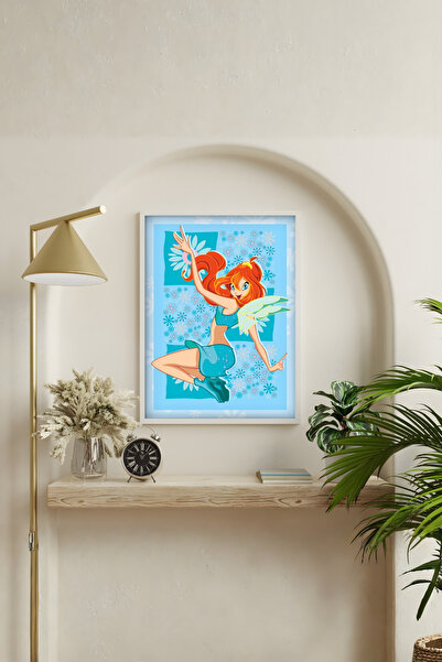 FGHGF Winx Club Bloom Seri 003 ÇERÇEVELİ DUVAR TABLOSU