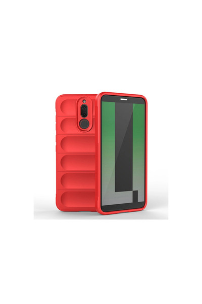 eco port حافظة هواوي ميت 10 لايت من السيليكون الأمثل - أحمر