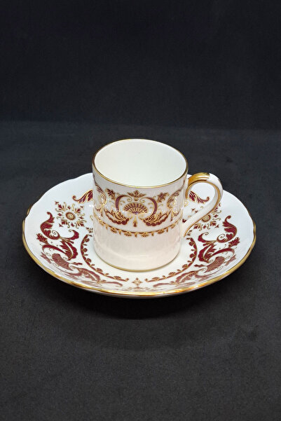 Crown Berkeley Square Fine Bone China Antique Porcelain Coffee Cup 110 ml