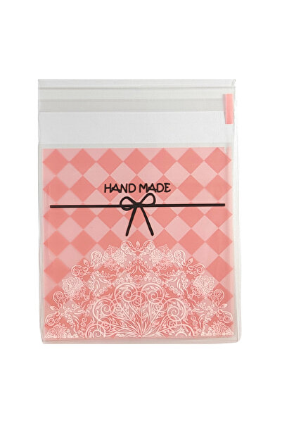 iğne izi Banded Transparent Patterned Bag Opp 10x10 Cm 95 Pieces