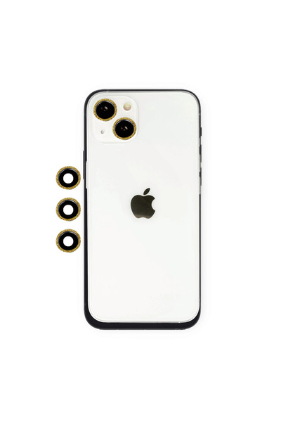eco port iPhone 14 Shine Camera Lens - Gold