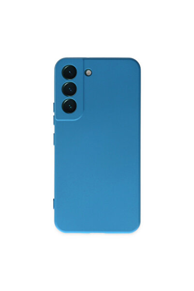 eco port Samsung Galaxy S22 Plus Case Nano Velvet Silicone Inside - Blue