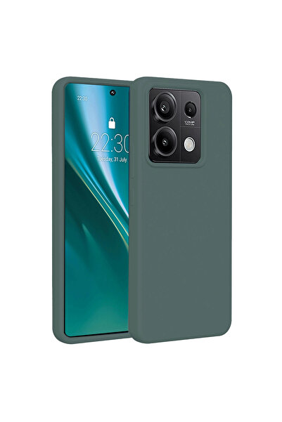 eco port حالة سيليكون أولية لـ Redmi Note 13 4G - أخضر داكن