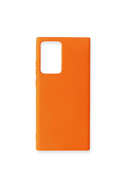 eco port Samsung Galaxy Note 20 Ultra Case Nano Velvet Silicone Inside - Orange