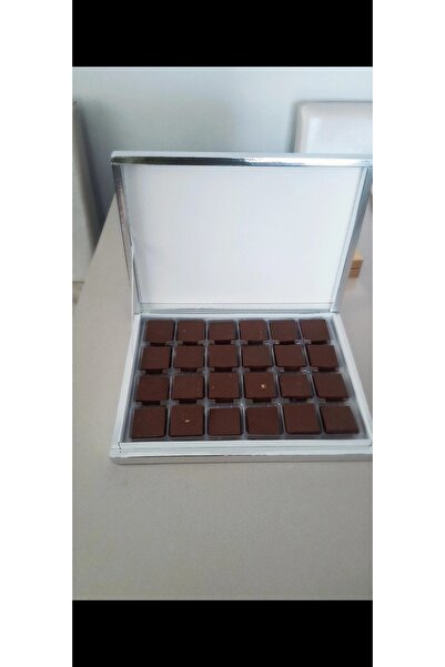 HUMAY HATUN Melvee Çikolata Kare tablet Sütlü Bademli Fındıklı 650 gr 24lü
