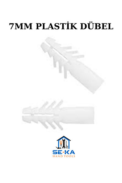 SEKA HAND TOOLS 7MM PLASTİK DÜBEL 500 adet