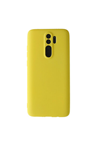 eco port حافظة ريدمي نوت 8 برو من السيليكون الأول - أصفر