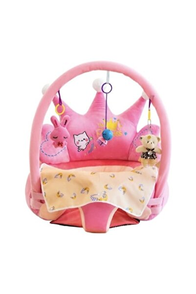 MASHASHOP Бебешки фотьойл, Кралски, с арка и аксесоари, Розов, 6 месеца+