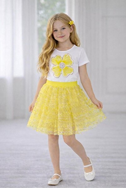 NOBLE STORE Κοριτσίστικο Σετ Φούστα Τούτου 23 Απριλίου Στολή Παράστασης NOBLE 24