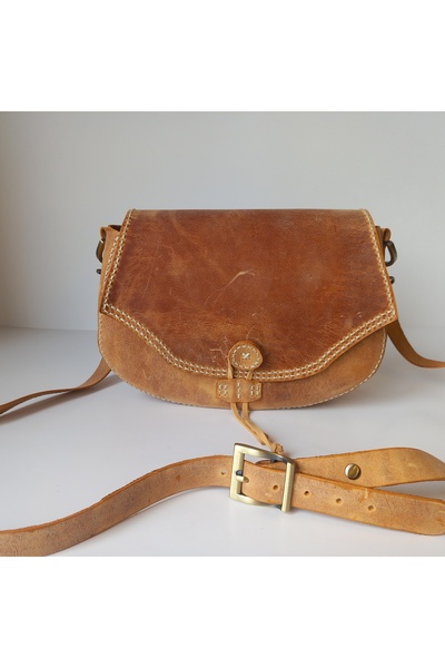 SOFT A Leather El Yapımı Hakiki Deri Kadın Omuz Çanta