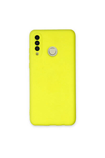 eco port حافظة هواوي P30 لايت نانو مع داخلية مخملية من السيليكون - اللون الأصفر