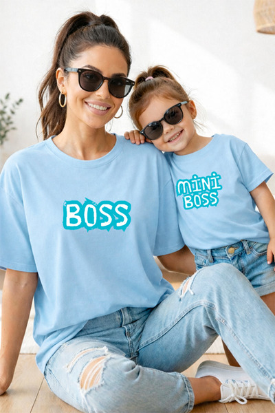 genosha Mother Daughter 100% Cotton T-Shirt Mama Mini Mother Daughter Single ...