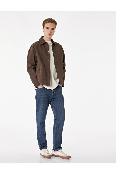 Koton Βαμβακερό τζιν παντελόνι με κανονική μέση με κωνική εφαρμογή - Joe Jean