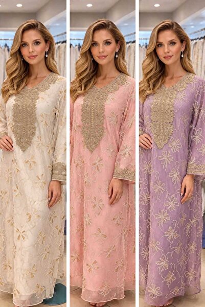LAMA FASHION Elegant women's jalabiya, available for a limited time.