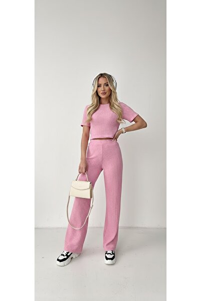 THEBEK Women's Bubble Casual Summer Comfortable Loose Fit Elastic Cuffed Crop...