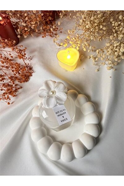 ADADESİGNED Kişiye Özel Nişan - Kına Hatıra Çiçekli Kolonya (10 Adet)