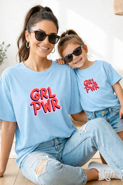 genosha تي شيرت ماما جيرل 100% قطن من القطن، تي شيرت ماما ميني للأم والابنة ب...