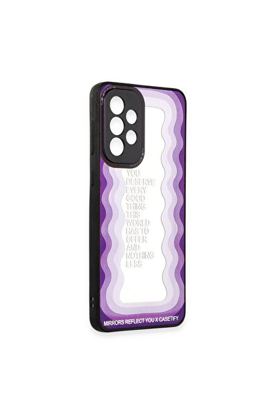 eco port Samsung Galaxy A73 5g Case Mirror Patterned Cover - Mirror - 5
