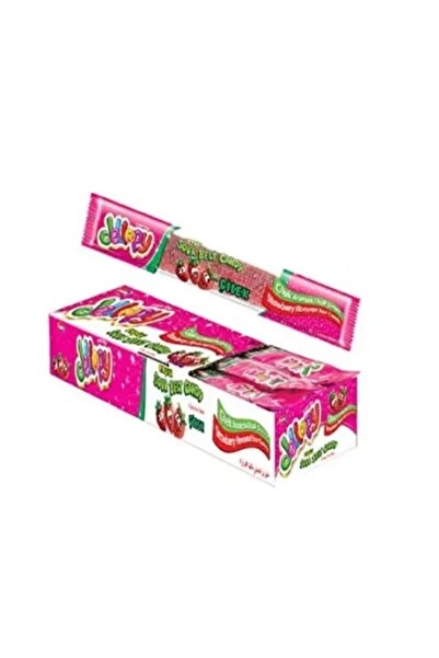 SAADET JELLOPY ÇİLEK AROMALI METRE ŞEKER 48 ADET