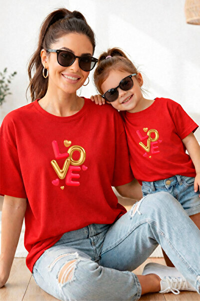 genosha Mother Daughter 100% Cotton T-Shirt Mama Mini Mother Daughter Single ...