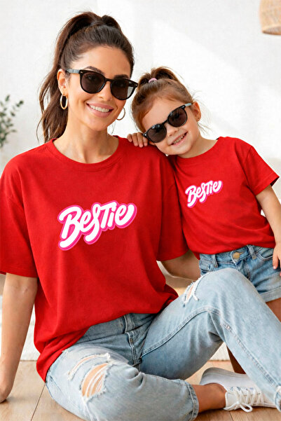 genosha Mother Daughter 100% Cotton T-Shirt Mama Mini Mother Daughter Single ...