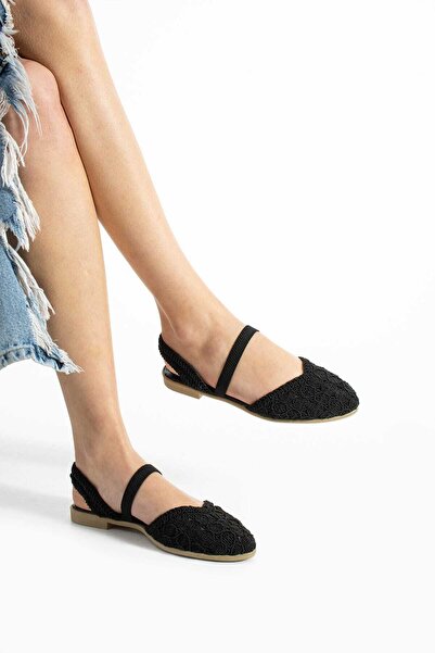 STOCON Women's Knitwear Closed Toe Ballerinas Elastic Comfortable Sole Knitte...