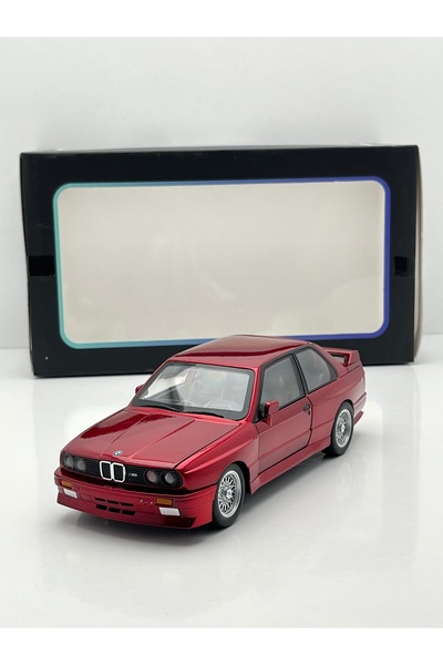 HOBBİEZ WORLD 1:24 Bmw E30 M3 Coupe Red Diecast Model Car